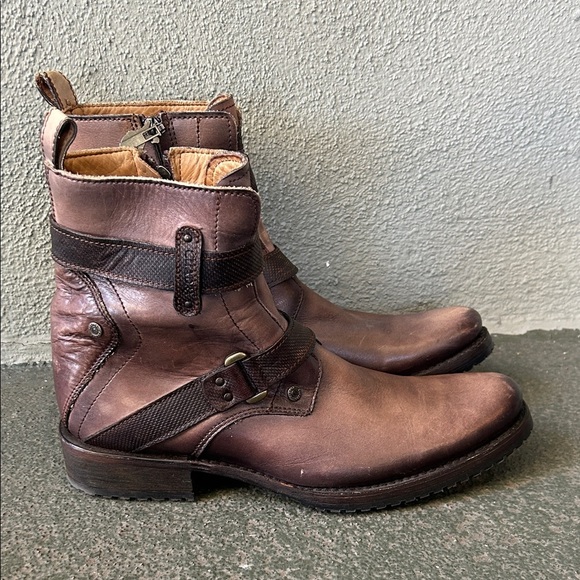 Cuadra Urban Boots Brown Sz 9 Moto Style Western